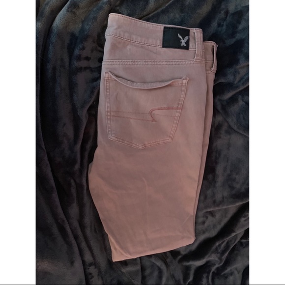 American Eagle Outfitters Denim - American Eagle dusty rose Super Stretch Jegging
